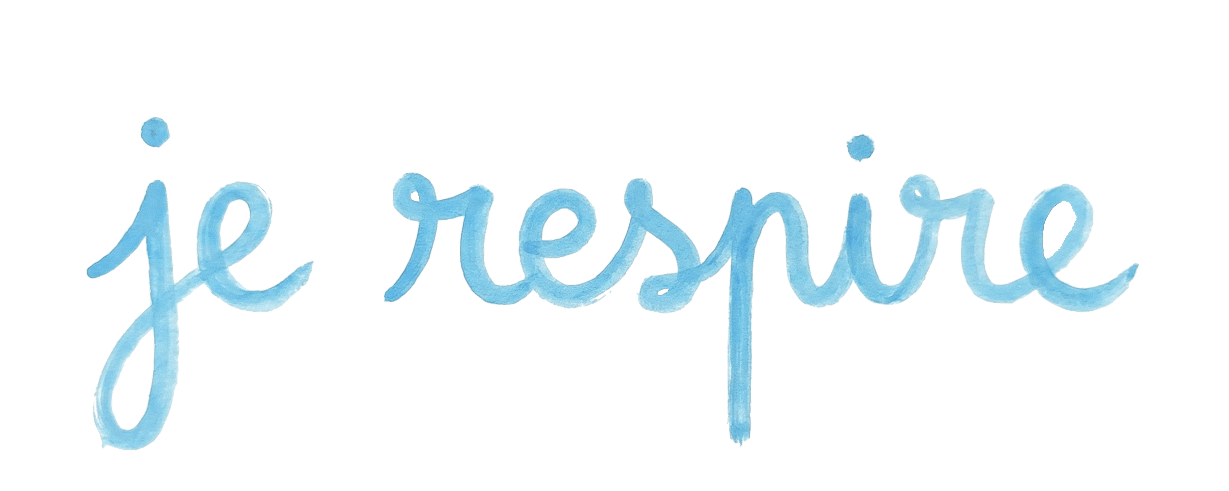 Logo "je respire" pour le service de surveillance, suivi par capteurs et alertes sur la qualité de l'air dans les écoles pour la santé des enfants.